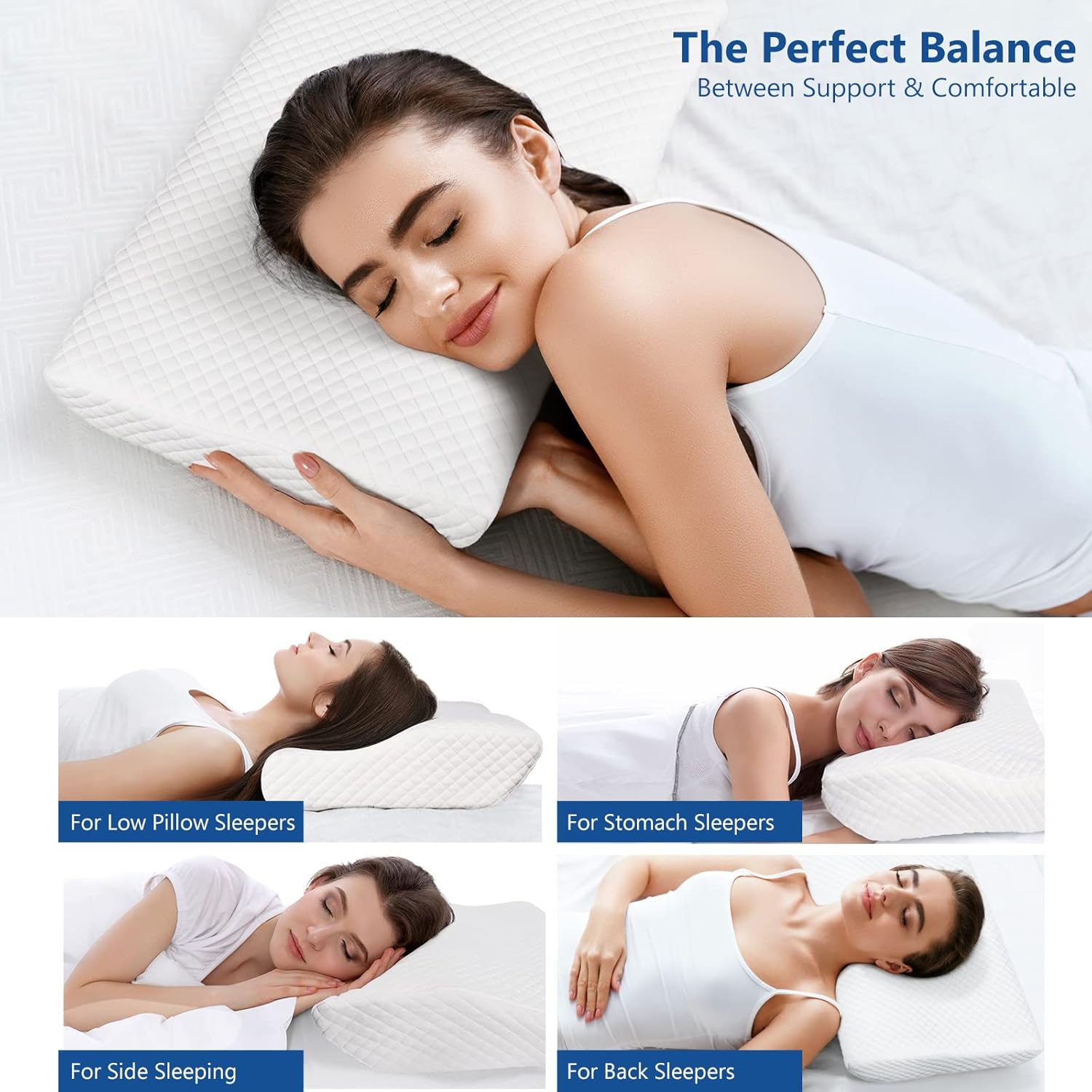 ⏰Promotion 60% OFF--Orthorecover Ergonomic Memory Foam Pillow