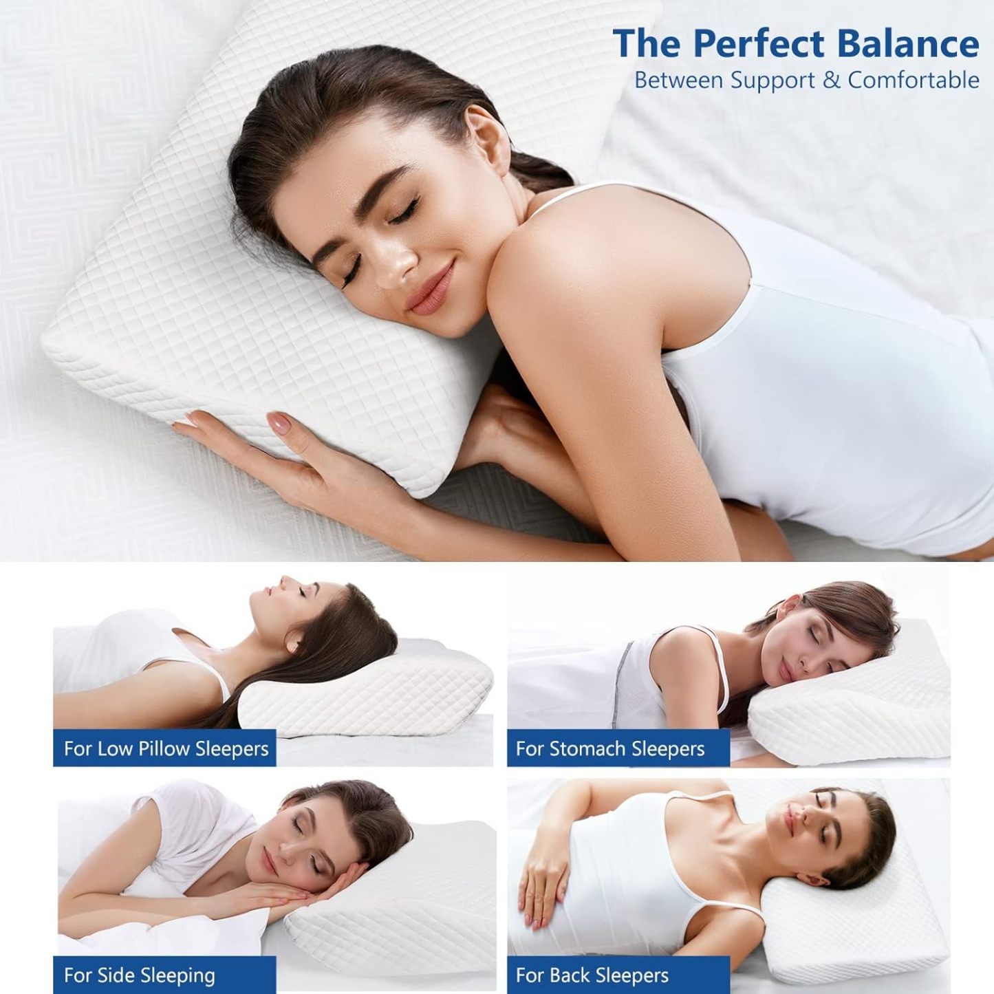 ⏰Promotion 60% OFF--Orthorecover Ergonomic Memory Foam Pillow