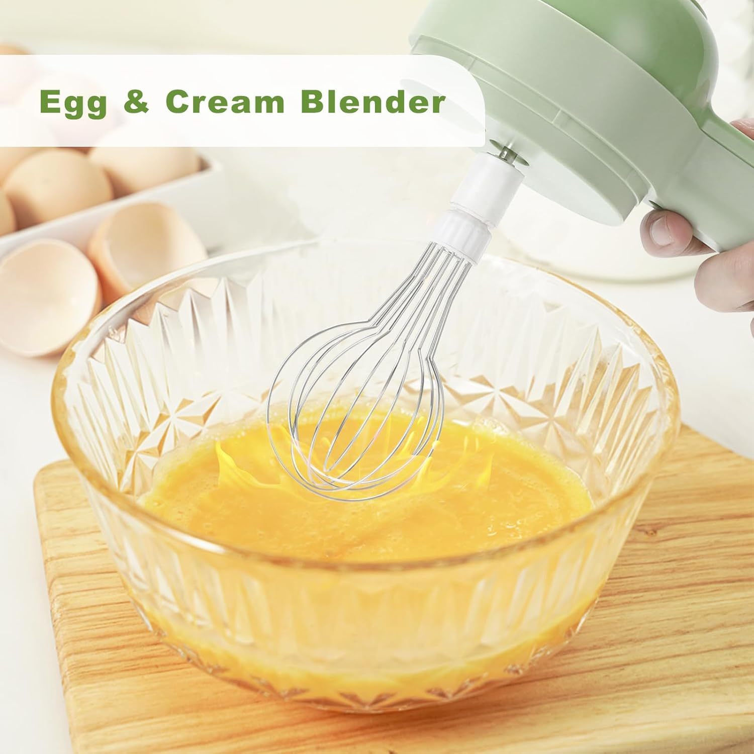 Electric Vegetable Cutter Set - 4 in 1 Portable