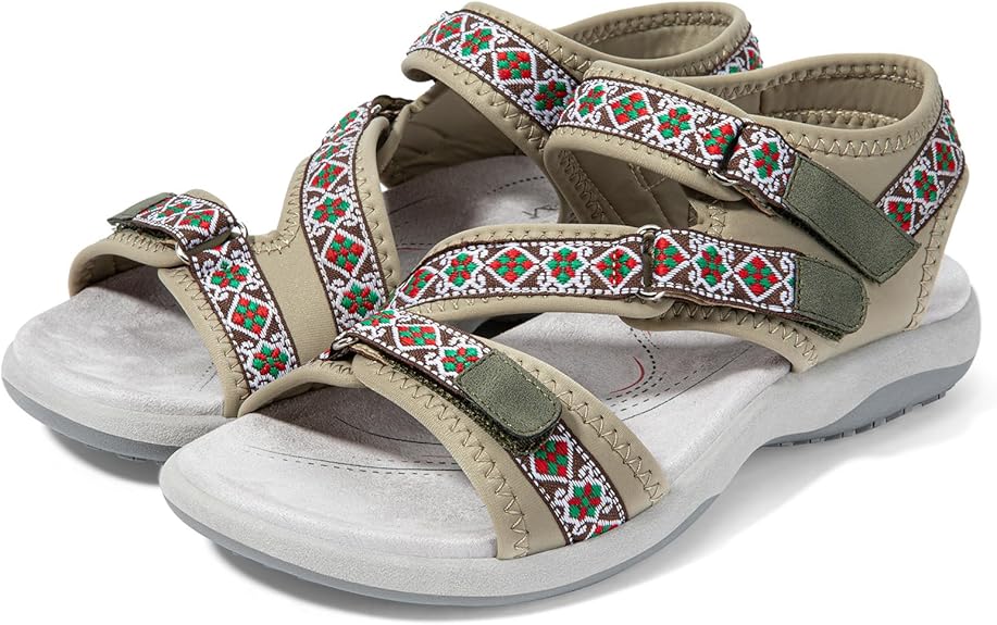 ⏰Promotion 70% OFF -- Orthopedic Sandals - Color Blocking Velcro Sports Sandals