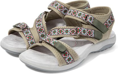 ⏰Promotion 70% OFF -- Orthopedic Sandals - Color Blocking Velcro Sports Sandals