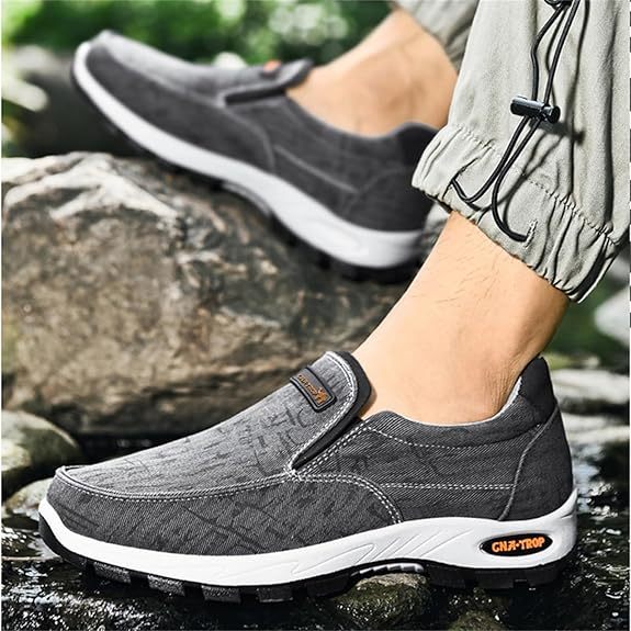 🔥LAST DAY 70% OFF🔥Men's Arch Support & Breathable and Light & Non-Slip Shoes - Proven Plantar Fasciitis, Foot and Heel Pain Relief.