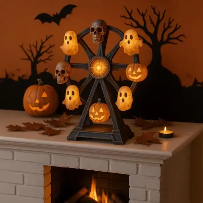 🎃Halloween Early Bird Special Sale 49% OFF - Halloween Ferris Wheel Night Light