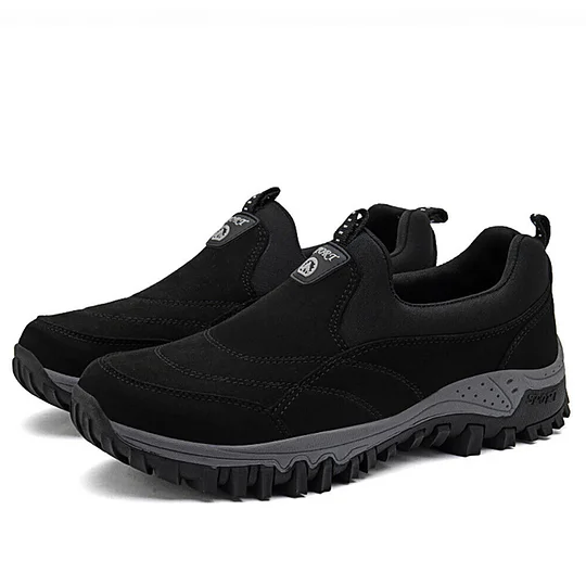 Men's Orthopedic Hiking Shoes for Diabetic, Lightweight Walking Sneake