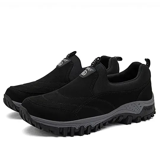 Men's Orthopedic Hiking Shoes for Diabetic, Lightweight Walking Sneake
