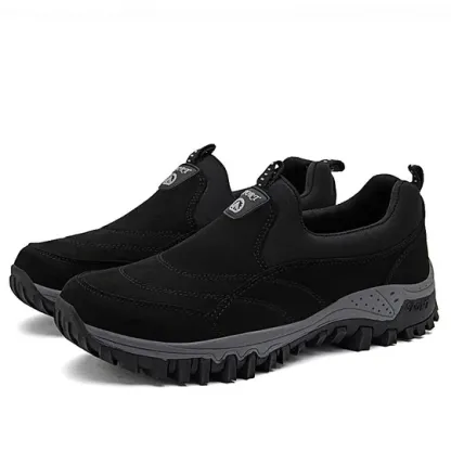 Men's Orthopedic Hiking Shoes for Diabetic, Lightweight Walking Sneakers for Extra Arch Support