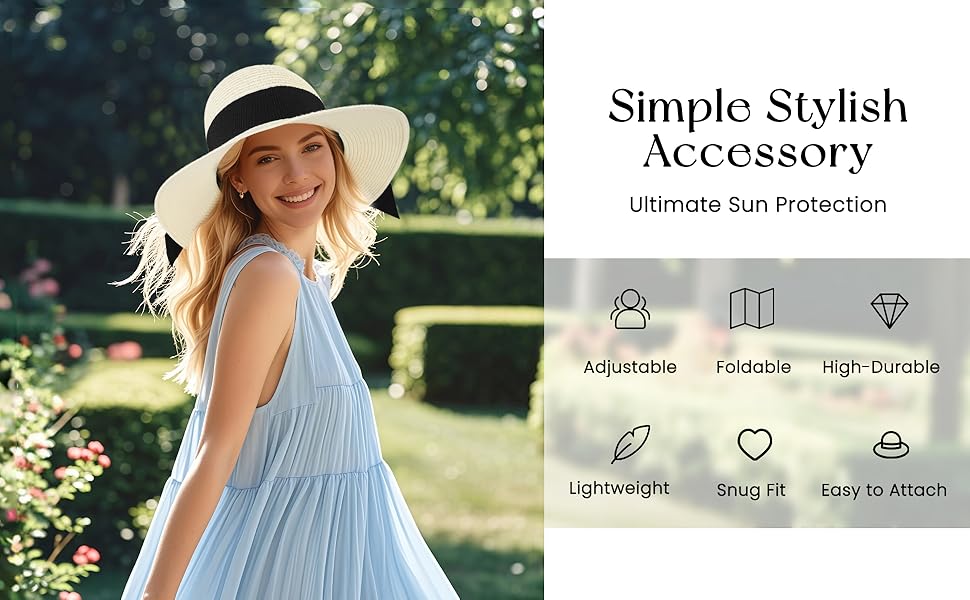 beach hats for women packable sun hat womens straw hats for women
