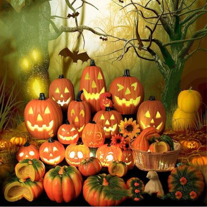 Halloween pumpkin lantern
