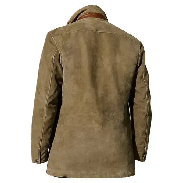 ⭐Last Day 70% Off-🔥Yellowstone Park Series - Men's Vintage Mid-Length Leather Jacket