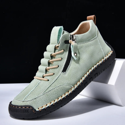 ⏰LAST DAY 70% OFF🛒Outdoor Casual Leather Boots – Comfortable for Walking & Driving