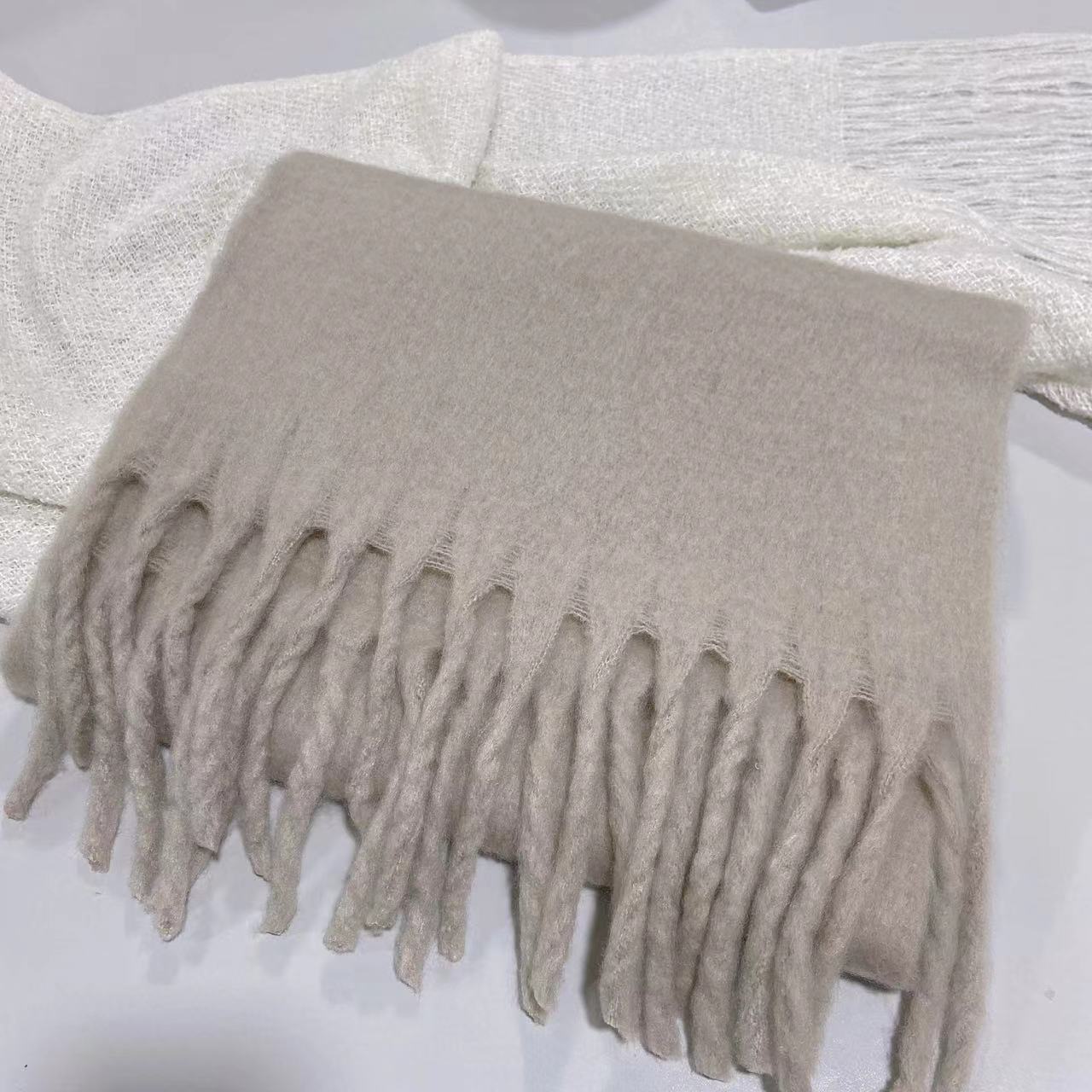 Korean Hot-Selling Solid Color Long Scarf