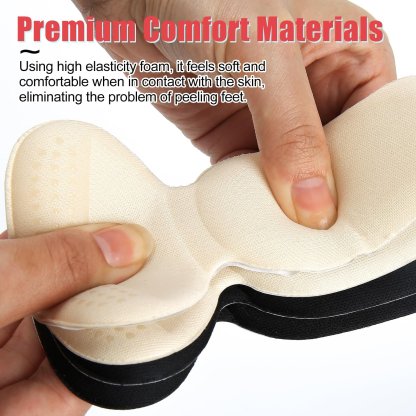 Anti-slip Heel Liners Soft Cushion Heel Protector Pads for Women Men Shoes