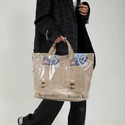 🔥 Last Day 49% OFF - 👜Designer Direct Sales👜Women's Letters Print Tote Bag⏰.
