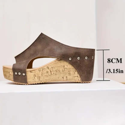 🔥Last Day Sale 60% OFF🔥New Spring Women's Comfortable Orthopedic Cloud Wedge Sandals