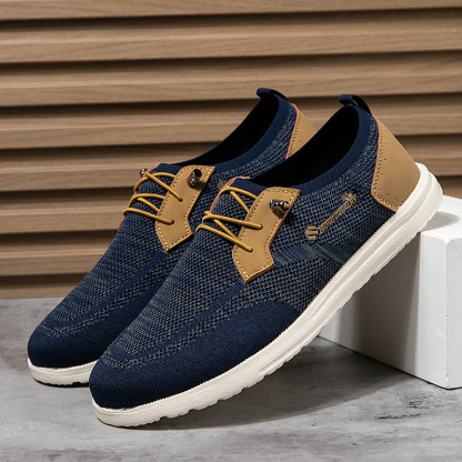 Orthopedic Casual Walking Shoes for Men - Comfortable Breathable with Arch Support, Shock Absorption, and Anti-slip Features