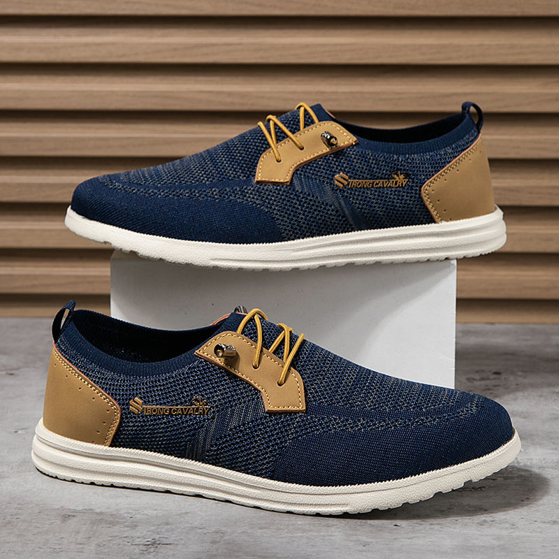 Orthopedic Casual Walking Shoes for Men - Comfortable Breathable with Arch Support, Shock Absorption, and Anti-slip Features