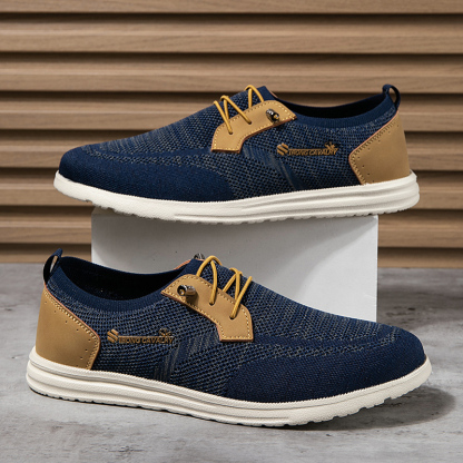 Orthopedic Casual Walking Shoes for Men - Comfortable Breathable with Arch Support, Shock Absorption, and Anti-slip Features