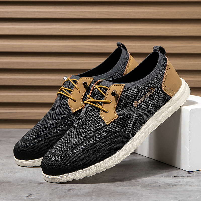 Orthopedic Casual Walking Shoes for Men - Comfortable Breathable with Arch Support, Shock Absorption, and Anti-slip Features