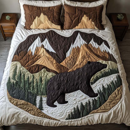 Bear Quilted Bedding Set NCU0VT92