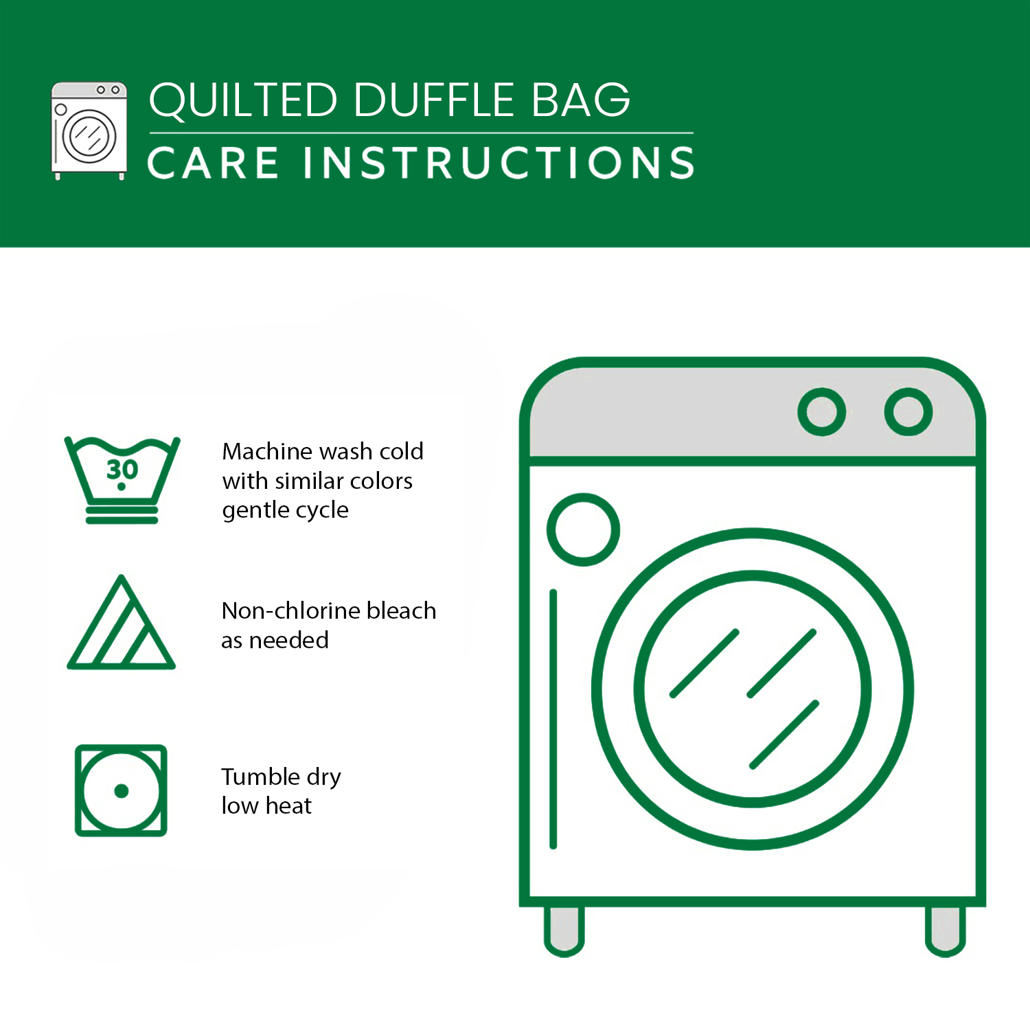 Joyful Miles Quilted Duffle Bag NCU0PT8950