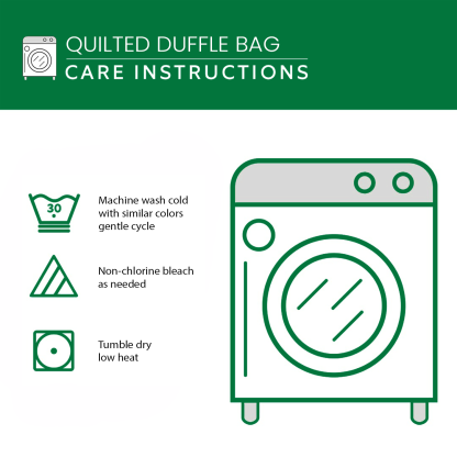 Joyful Miles Quilted Duffle Bag NCU0PT8950