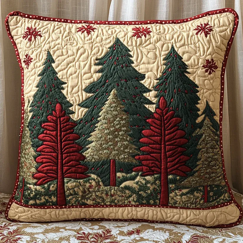 Vintage Woodland Pillow