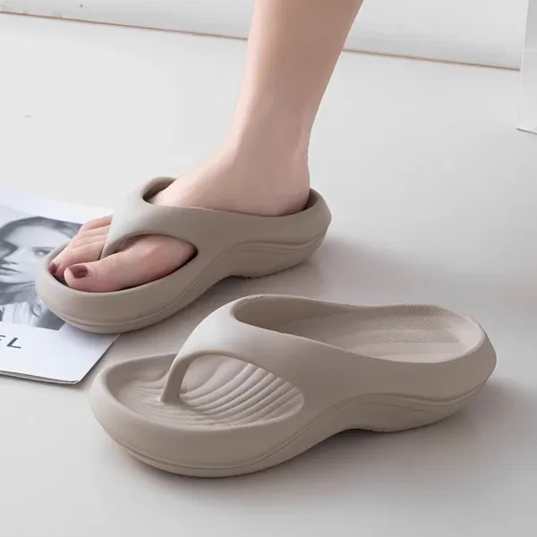 Women Orthopedic Sandals Waterproof Arch-support Soft Airy Flip-flop Casual Summer