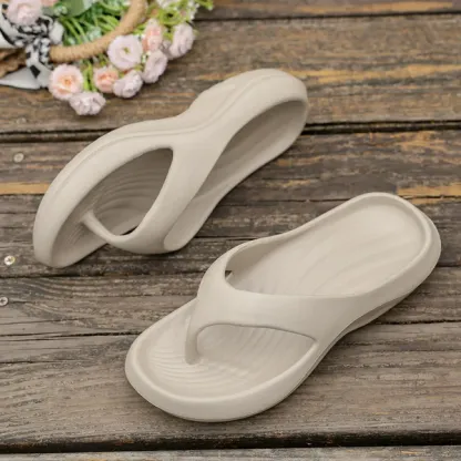 Women Orthopedic Sandals Waterproof Arch-support Soft Airy Flip-flop Casual Summer