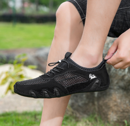 Clearance!!!⏱️🔥Unisex Daily Lightweight Quick-Drying Arch Support Lace-Free Design Walking Shoes