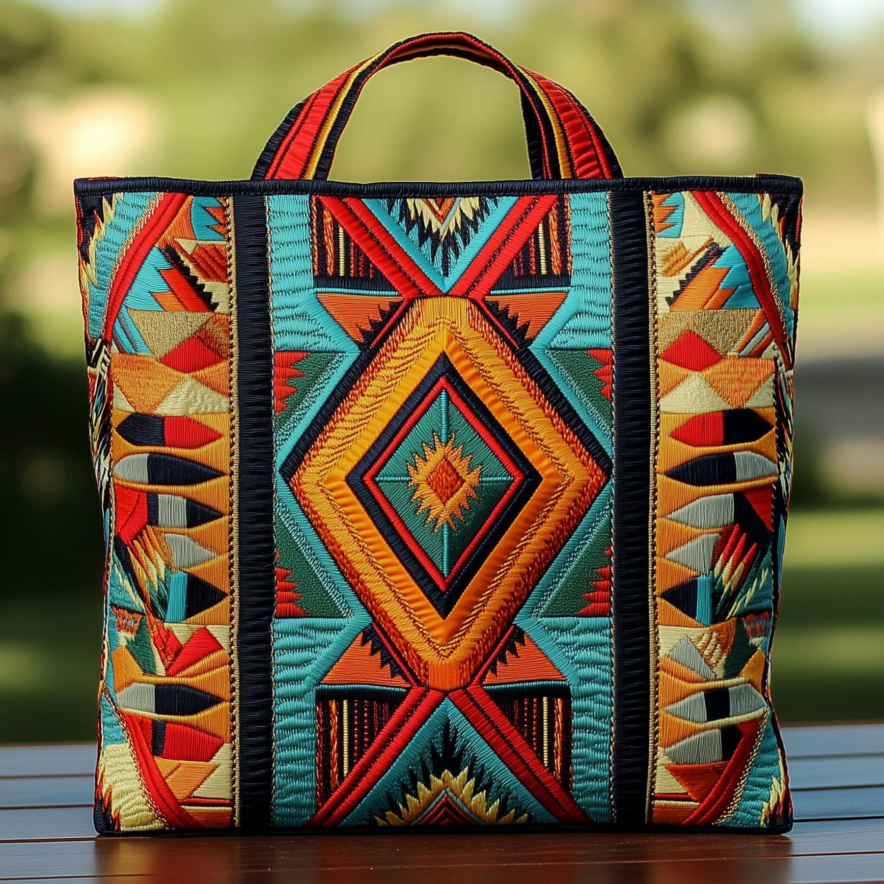 Native American Quilted Tote Bag GFTOMA1576