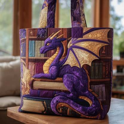 Dragon Quilted Tote Bag