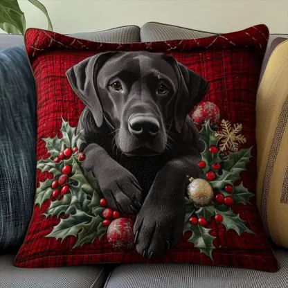 Abstract Art Vintage Quilted Pillow Case