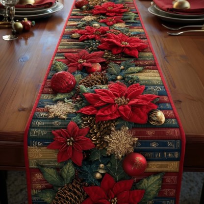 Crimson Pages Quilted Table Runner GFTOTG2364