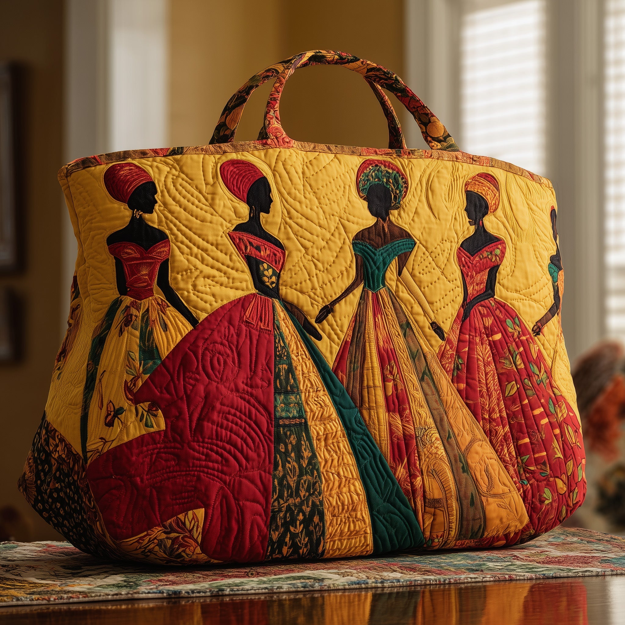 Soulbound Roots Quilted Tote Bag GFTOTL4313