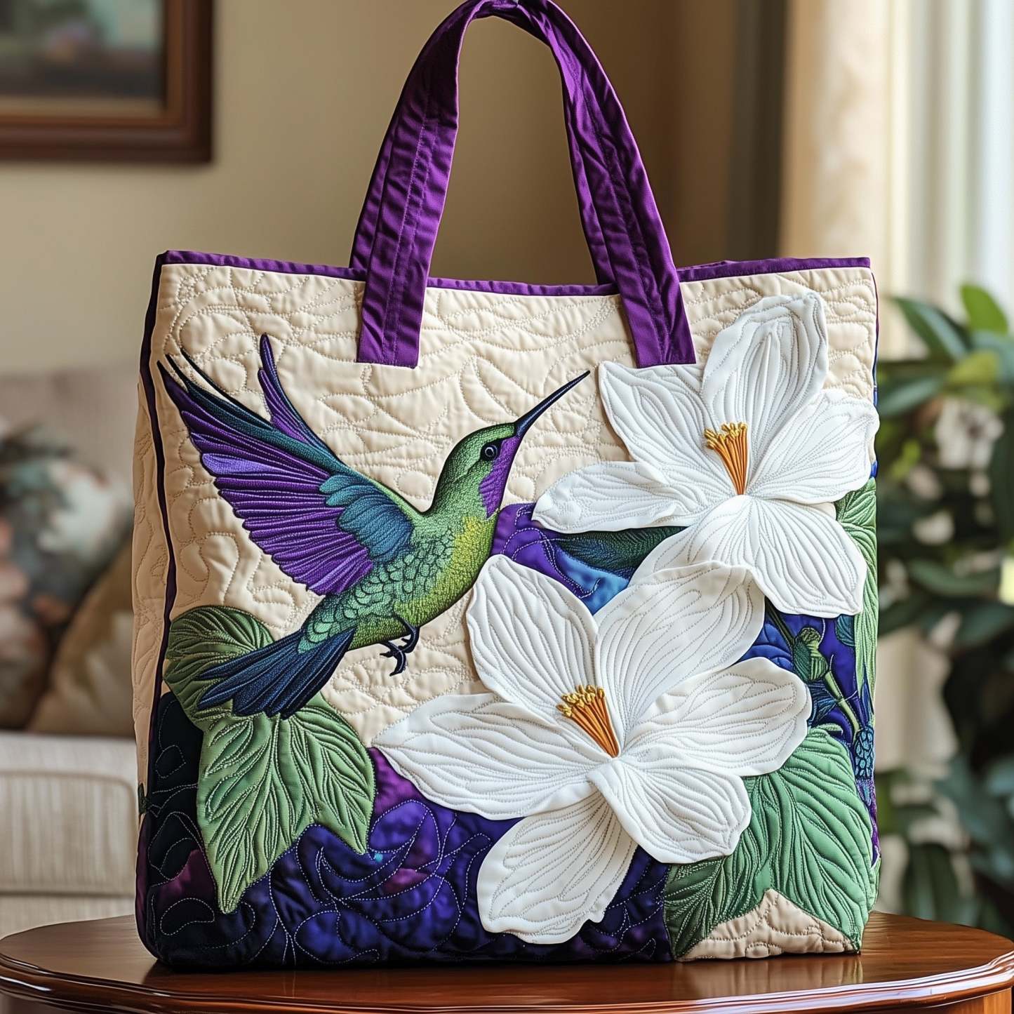 Magnolia Dance Quilted Tote Bag GFTOTP8636