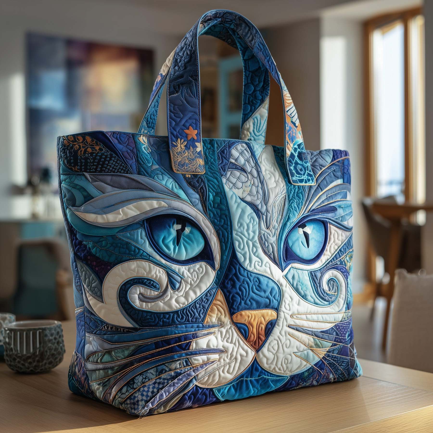 Catitude Quilted Tote Bag GFTOTP9661