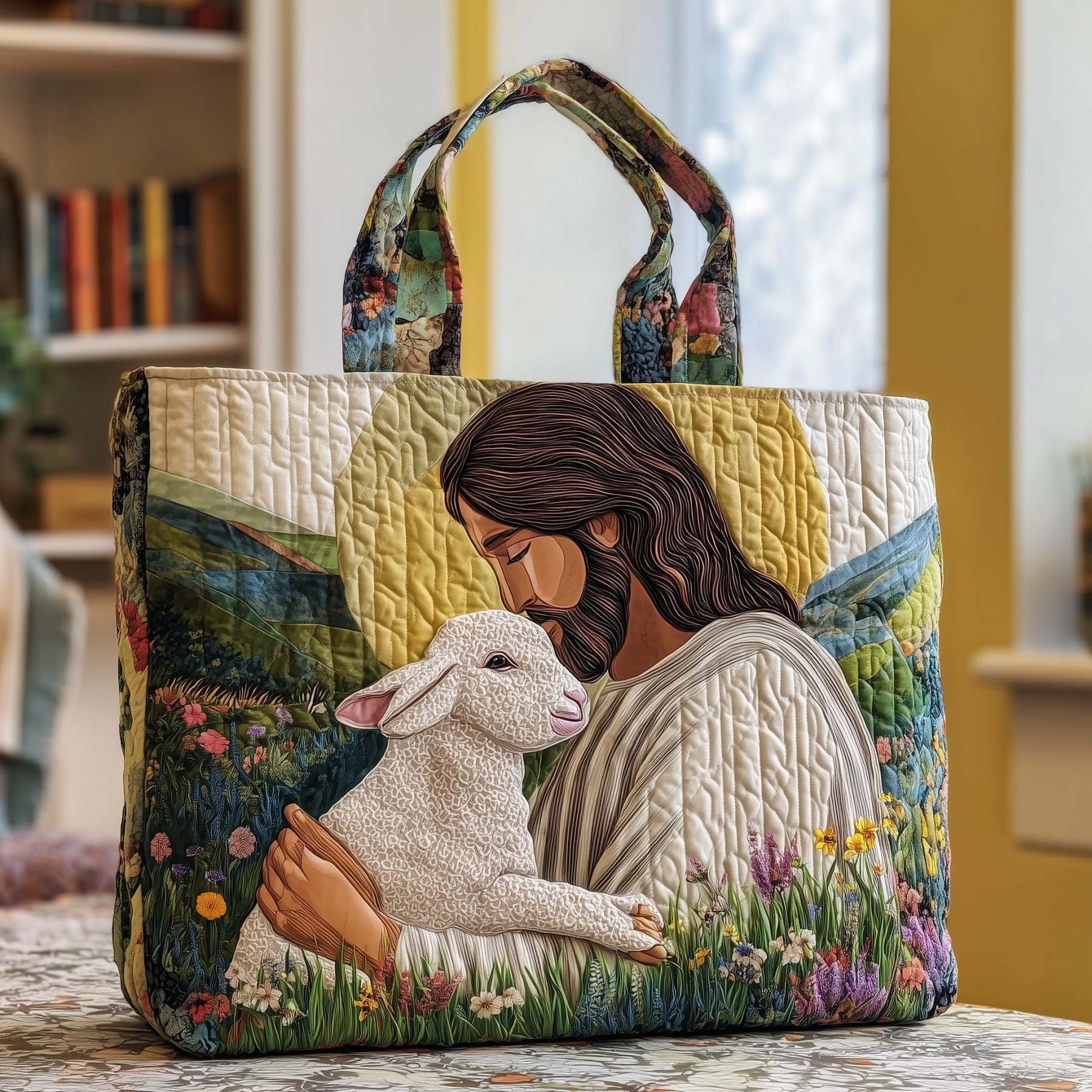 Shine in His Light Quilted Tote Bag GFTOTP9771