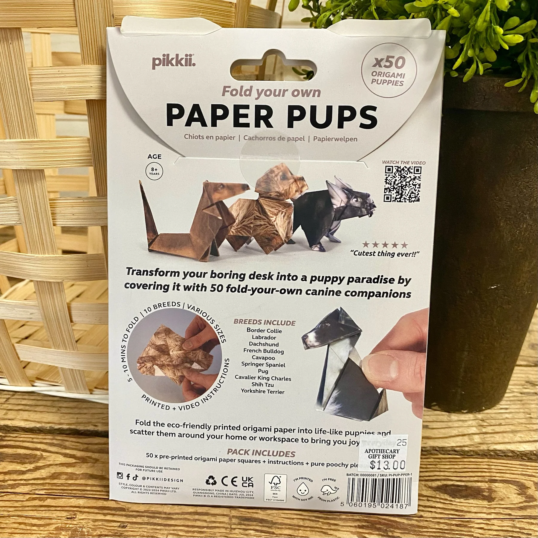 Paper Cats & Dogs Origami Kit | Perfect for Cat & Dog Lovers | Cute DIY Fun