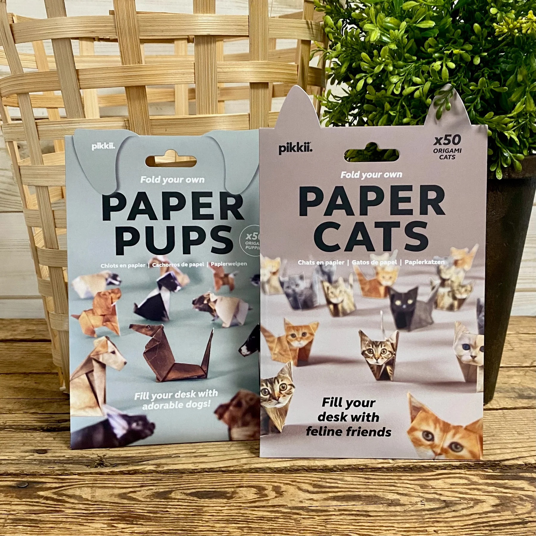 Paper Cats & Dogs Origami Kit | Perfect for Cat & Dog Lovers | Cute DIY Fun