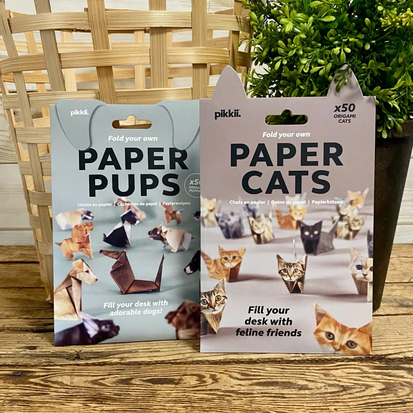 Paper Cats & Dogs Origami Kit | Perfect for Cat & Dog Lovers | Cute DIY Fun