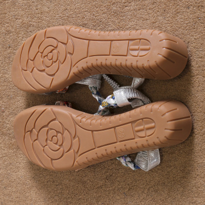 🔥[#1 TRENDING 2025] - Women's New Summer Rhinestone Open Toe Orthopaedic Sandals