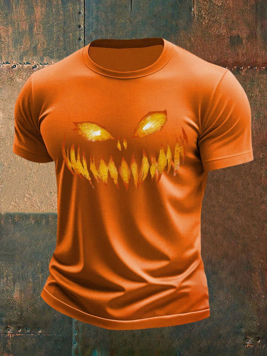 Men's Halloween 3D Print Funny T-Shirt Short Sleeve