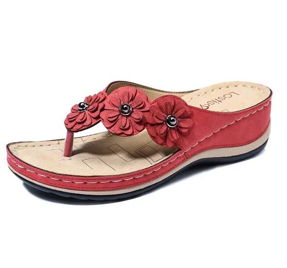 🔥Trending 2025 🔥Women’s Orthopedic Arch Support Flowers Clip Toe Sandals