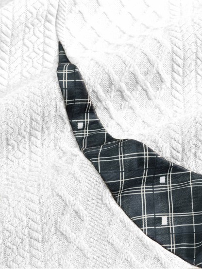 Men’s Fashionable Cotton V-Neck Sweater