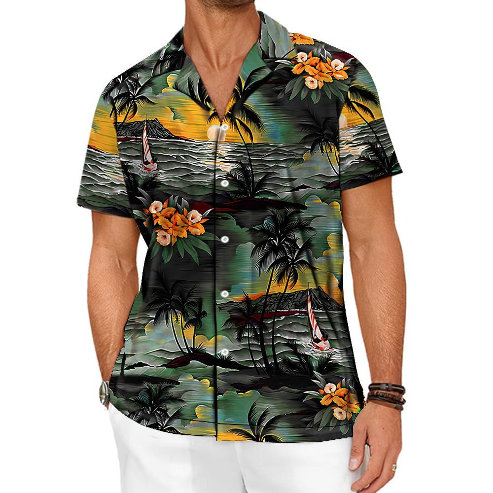🍃Last Day 50% OFF🍃 Men's Printed Comfortable Hawaiian Shirt
