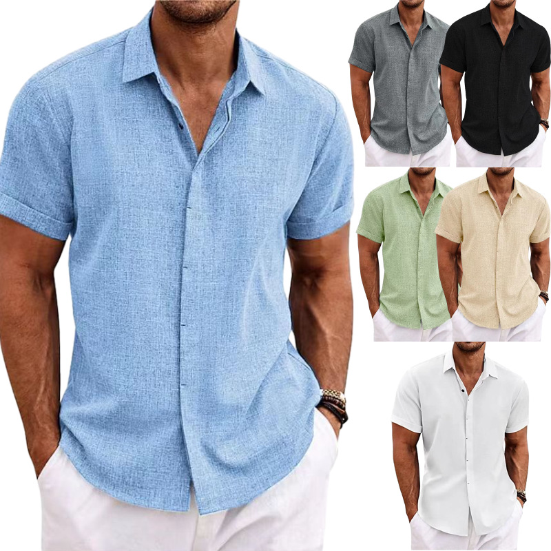 Stylish Men's Breathable Beach Shirt for Summer