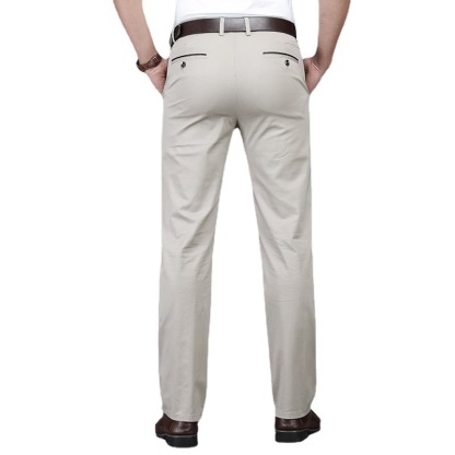 Classic Style Summer Men's Thin Cotton Casual Pants