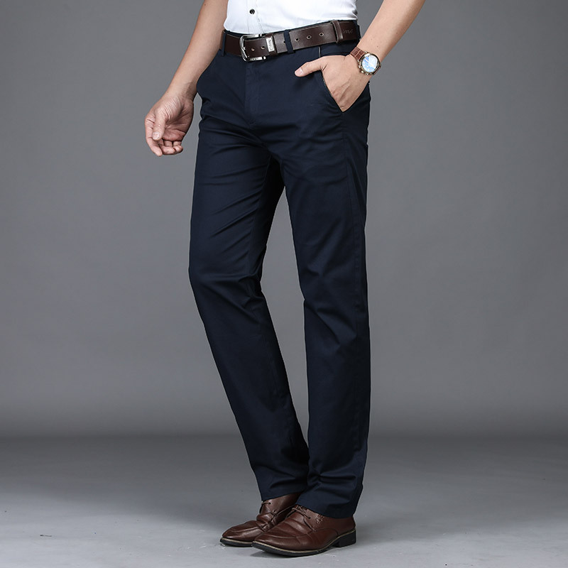 Classic Style Summer Men's Thin Cotton Casual Pants