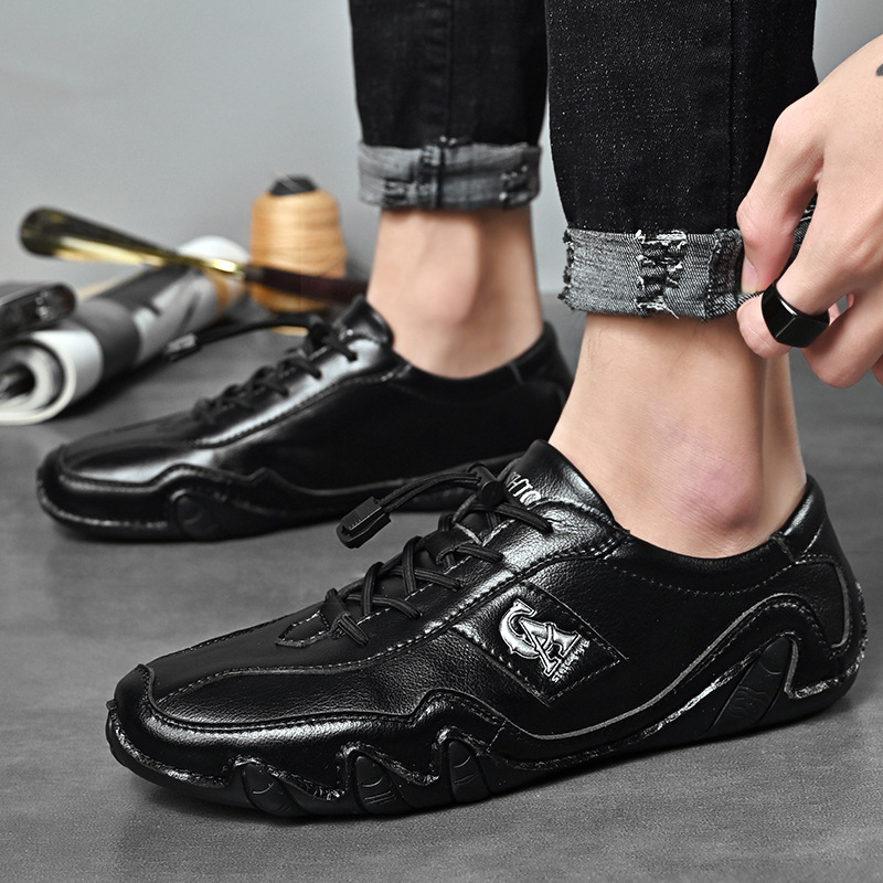 Last day 70% off 🔥⏱️Halloween sale⏱️🔥Men's Orthopedic Arch Support Genuine Leather Soft Sole Slip-On Loafers