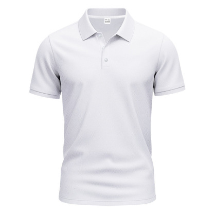 Men's Quick-Dry Polo Shirt – Golf Style, Loose Fit, Breathable, Short Sleeve